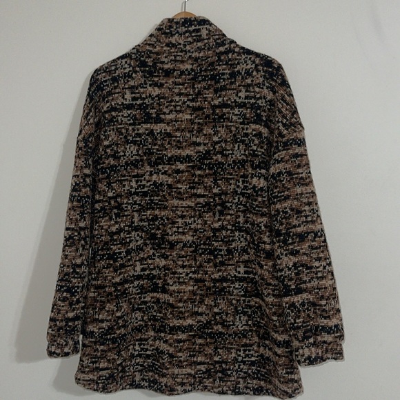 Varley Romar Jacket Brown/Black Wool Blend xl - Picture 12 of 13